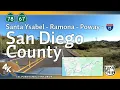 Scenic Drive through San Diego County Santa Ysabel Ramona Poway