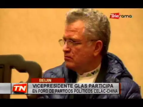 Vicepresidente Glas participa en foro de partidos políticos CELAC China