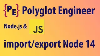 How to use import and export syntax in Node 14
