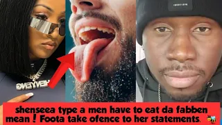 shenseea like man that eat buff foota take never like that 