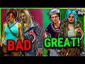 The BEST and WORST Skins For Survivors DbD