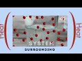 11 Water Freezing is Exothermic molecular view animation