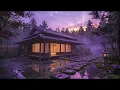 Thunderstorm & Heavy Rain — Dark Japanese Garden Night | 12 Hours Deep Sleep