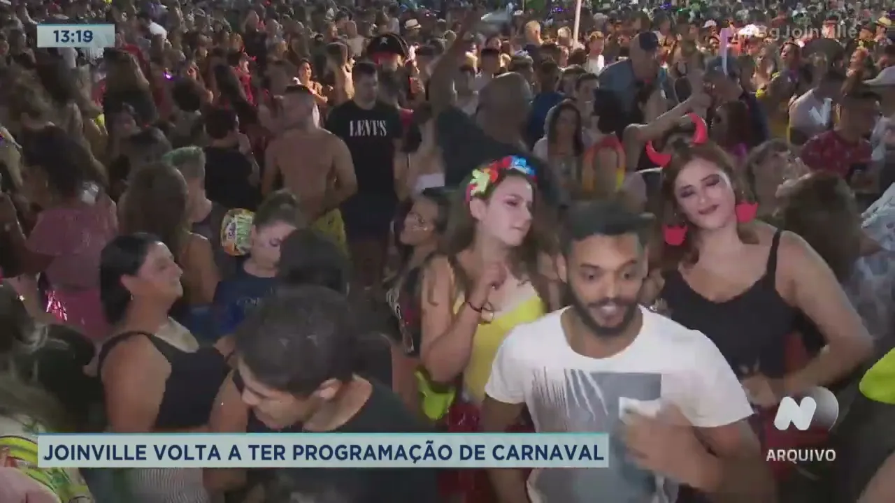 Joinville volta a ter programação de Carnaval