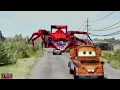 Download Lagu OMG !!! Epic Escape Lightning Mcqueen From Giant Mutant Monster Cars Eater  - Coffin Dance (Cover)