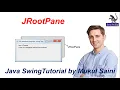 Java Swing Tutorial JRootPane in java