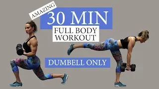 Download 30-Minute Total Body Workout | Get Lean | One Set of Dumbbells MP3