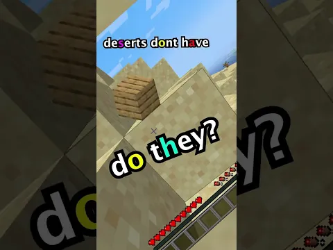 Minecraft but if i see wood...The video (immediately) ends 😪 (hard) #shorts