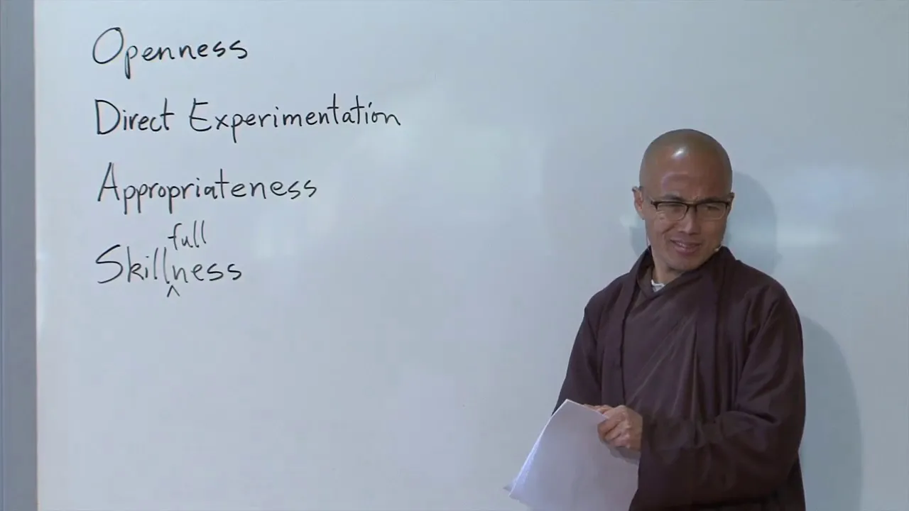 The Four Principles of the Order of Interbeing | Dharma Talk by Br Phap Dung, 2018 09 30