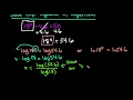 Solve Exponential Equation Using Logarithms Medium