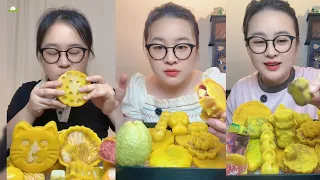 EATING WAX CANDY IC CREAM SO YUMMY ASMR  #faasmr #mukbang #eating #candy
