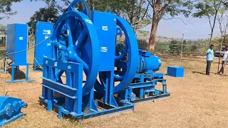Free Energy Generator With 2000 Kg Flywheel 42Kw Alternator 100 Real Free Electricity Episode1 