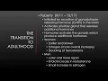 Module 3 Part 1 Physical Development Lifespan Development Recording