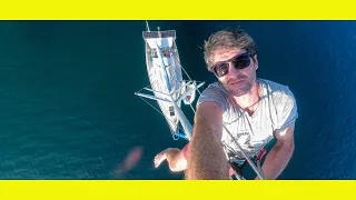 Solo Sailing, Return to the boat, Sailing Indonesia. (Learning By Doing Ep 83)