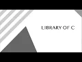 Library and Headerfiles in C TechTime with Ajay