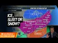 Winter Storm Forecast Will you get Ice Sleet or Snow