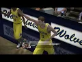 NCAA Basketball 09 Classic Named Team Rosters - Gameplay - 05 Illinois vs 93 Michigan