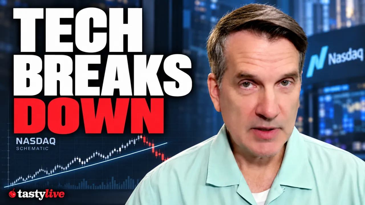 Tim Knight Says the Nasdaq Just Broke Its Trend Line and the Dow Took Over