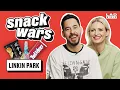 Linkin Park's Mike Shinoda and Emily Armstrong Try Japanese \u0026 American Food | Snack Wars
