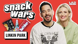 linkin parks mike shinoda and emily armstrong try japanese u0026 american food snack wars