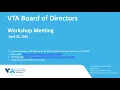 VTA Board Workshop Meeting April 17 2026