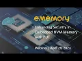 Webinar Enhancing Security in Embedded NVM Memory with PUF