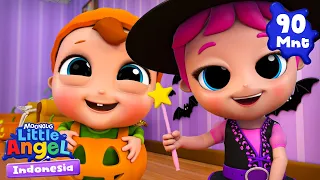👻Serunya Pakai Kostum di Malam Halloween! | Little Angel Bahasa Indonesia | Kartun dan Lagu Anak