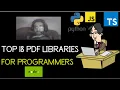 Top 18 Node js Libraries to Generate PDF Documents in Javascript Python For Programmers in 2022