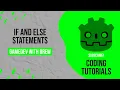 If and Else Statements GDScript Tutorial GameDev with Drew