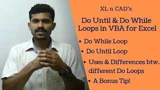 How to use Do While and Do Until Loops in VBA for Excel 4 Examples