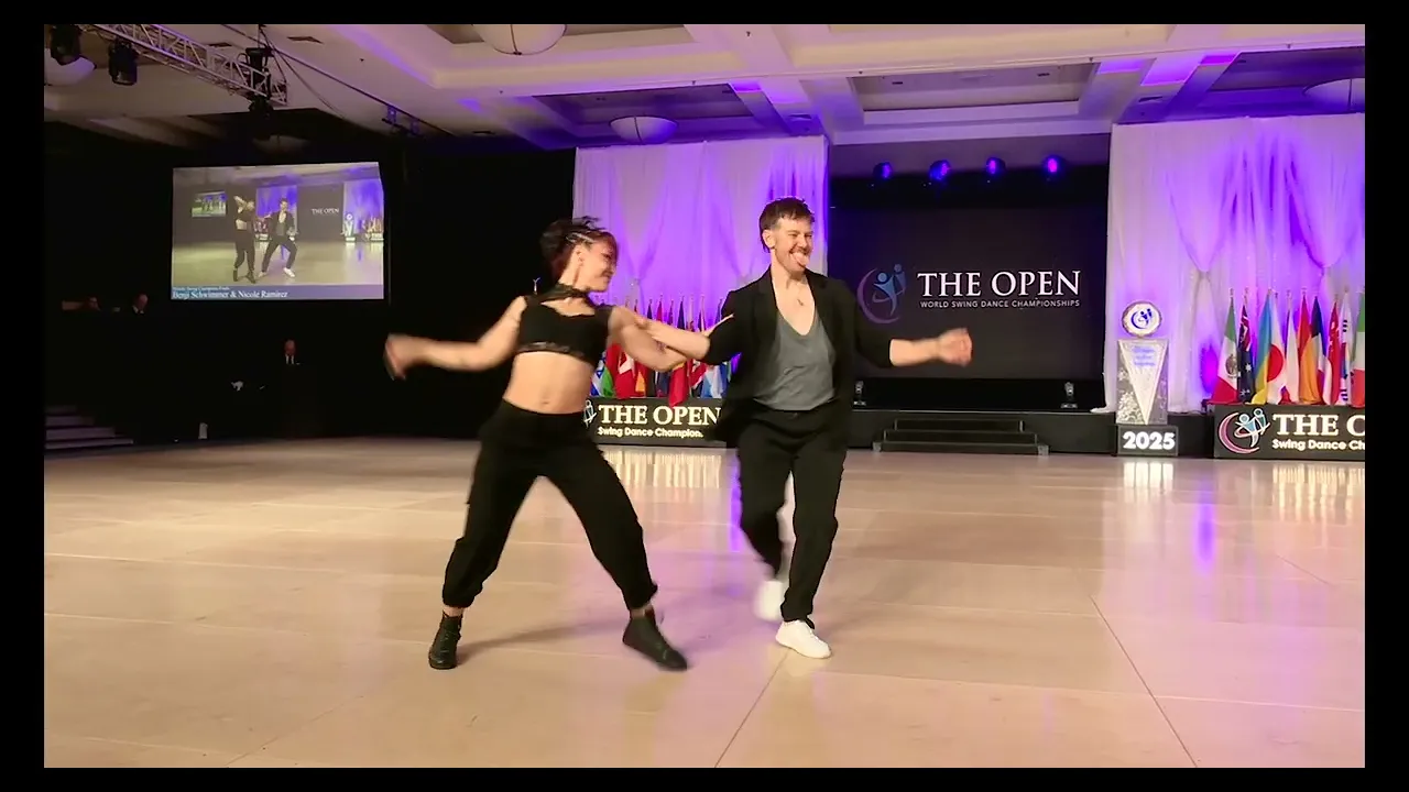Benji Schwimmer and Nicole Ramirez - 5th Place Strictly Swing - Champions - The Open 2025