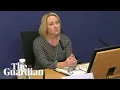 Post Office inquiry key executive says she is truly truly sorry