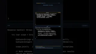 Update 3 Java 25 Structured Concurrency Fifth