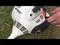 How to run and operate Grass Trimmer Stihl FS 40