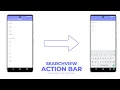 SearchView on Action Bar with ListView in Android Studio using Java Toolbar