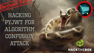 Hacking PyJWT for Algorithm Confusion Attack HackTheBox CyberMonday