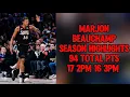 Marjon Beauchamp 2025-2026 NBA regular season SCORING highlights