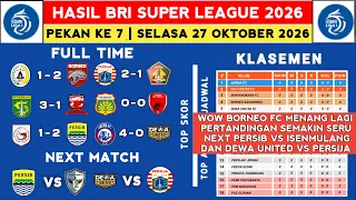 Hasil Liga 1 2026 - PSS vs Borneo FC - Klasemen Liga 1 2025 Terbaru Hari Ini - Liga 1 Indonesia