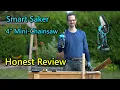 Honest Review of Saker Mini Chainsaw in the Garden Compared to a Regular Chainsaw