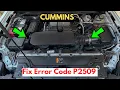 How to Fix Error Code P2509 on Cummins