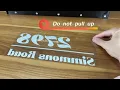 How to apply your personalized mailbox decals by Lesoon shop