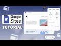 Google Sites Tutorial Best No Code Website Builder for Free