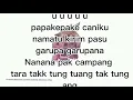 LIRIK LAGU DJ DISITU DISITU😱😅