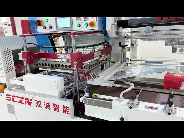 Servo L-type sealing, cutting and Shrink Wrap Machine  SCT-5545TBD
