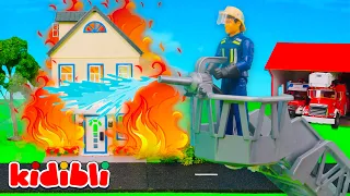 Firefighter Rescue Missions! 🔥🚒 25-minute Compilation | Cartoon for Kids | Kidibli