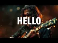 Hello (Lyrics) - Lionel Richie | Blues Rock Cover | Midnight Gravel Blues