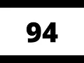 94 Second Countdown Timer White Screen With Sound Effect