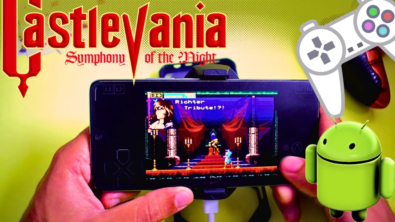 Castlevania: Symphony of the Night - PS1 Emulator Android Gameplay (ePSXe) - Mobile - 2023
