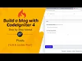 Edit and Update Post in CodeIgniter 4
