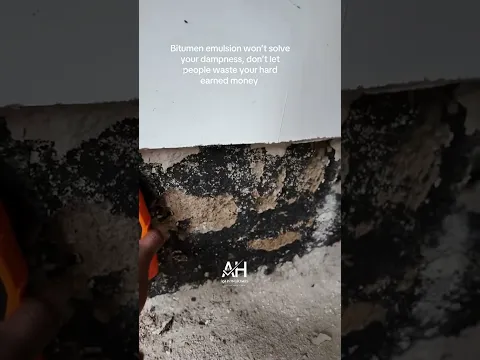 Rising Damp Treatment | Building in Ghana #dampness #constructionchannel #dampproof #ashvinhomes